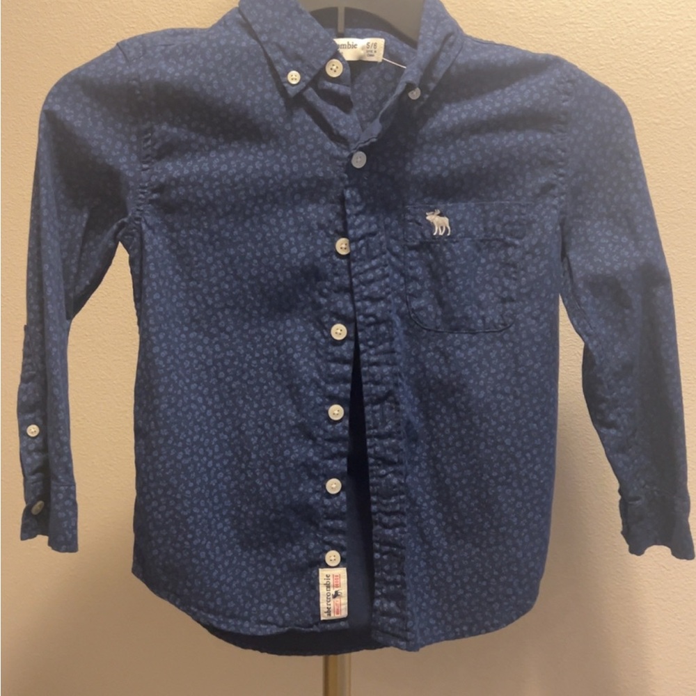 Abercrombie Kids Blue Classic Button Down Shirt